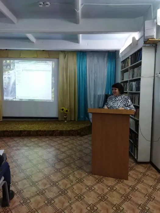 Рабочий семинар библиотекарей района