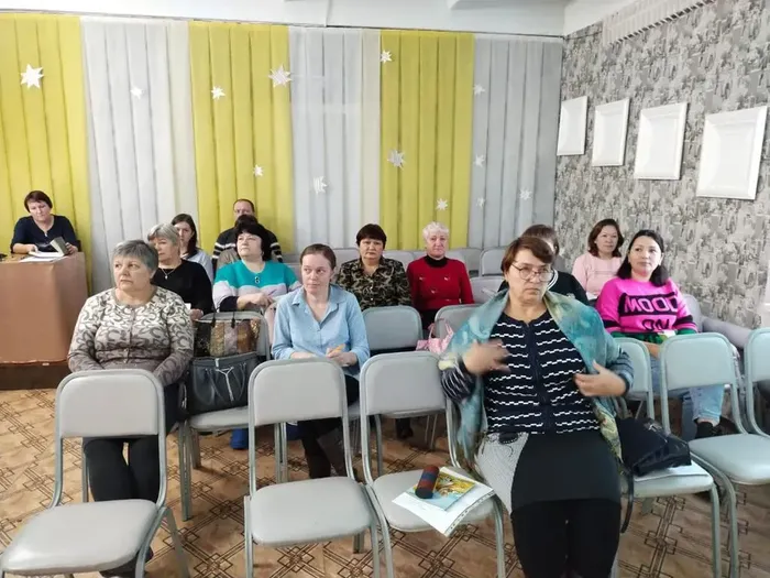 Рабочий семинар библиотекарей района